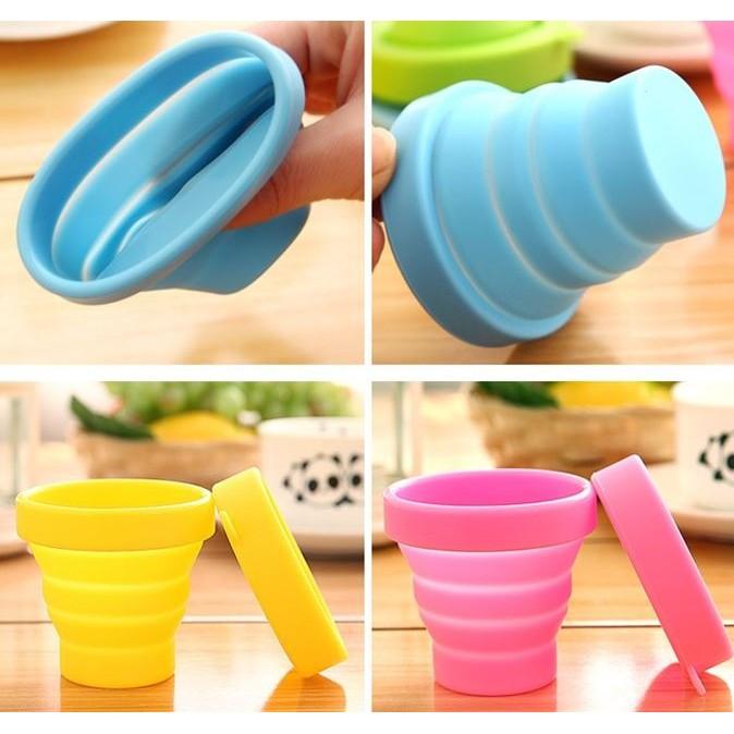 Cốc du lịch gấp gọn Silicon ....