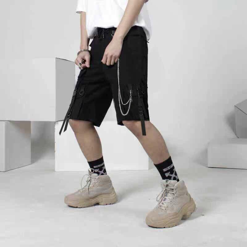 ️UNISEX HOTQuần short kaki phối xích cực chấtHàng chuẩn