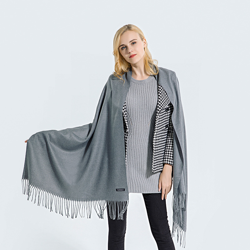 Khăn choàng cổ len dạ giữ ấm chất len cashmere cao cấp