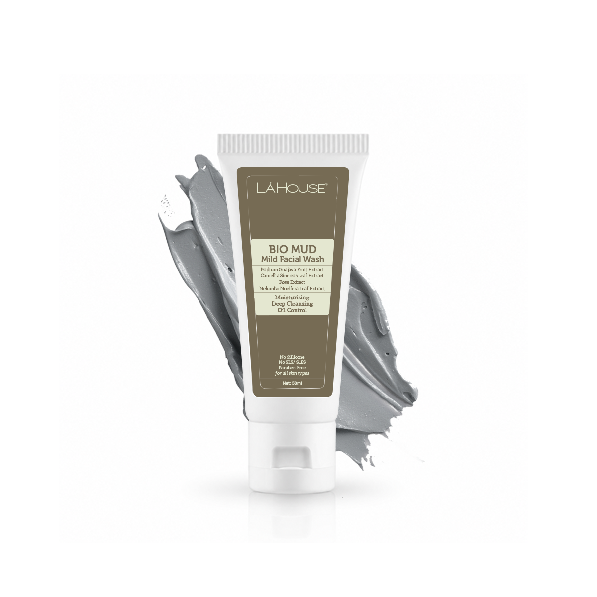 Sữa rửa mặt bùn khoáng loại bỏ tế bào da chết Lá House Bio Mud Mild Facial Wash…