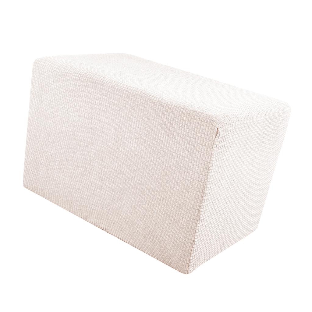 Stretch Ottoman Pouf Cover Footrest Stool Slipcover Protector B