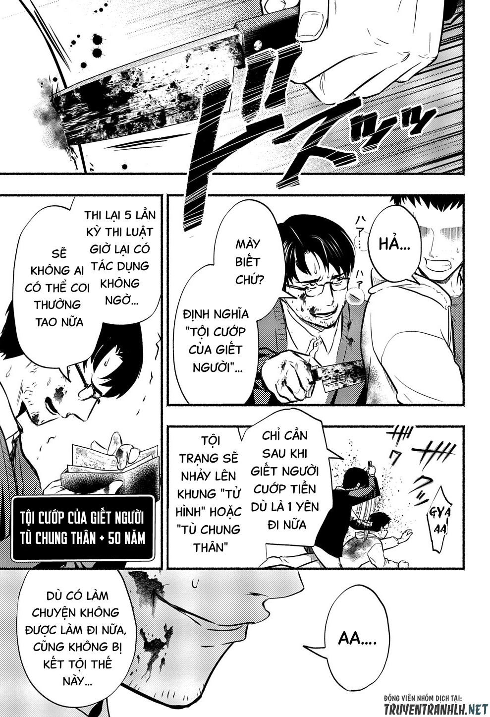 nếu ở thế giới mà dù có làm gì cũng không bị kết tội, bạn sẽ làm gì? chapter 1 39