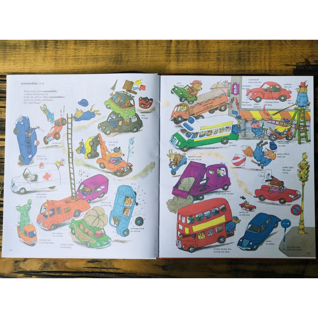 Richard Scarry's Best Dictionary Ever Từ điển tiếng anh cho bé