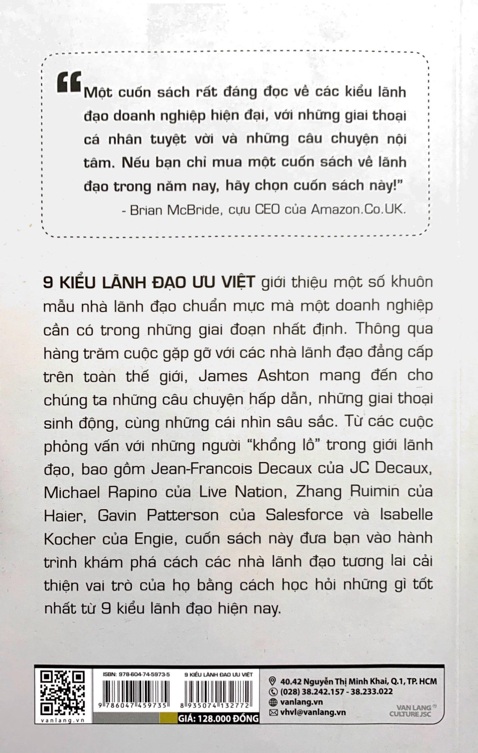9 Kiểu Lãnh Đạo Ưu Việt