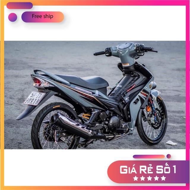 Tem rời dành cho Exciter 2010 dán xe xám xi măng #