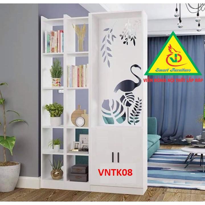 TỦ KỆ TRANG TRÍ KIÊM VÁCH NGĂN PHÒNG KHÁCH VNTK08 - NỘI THẤT LẮP RÁP VIENDONG ADV