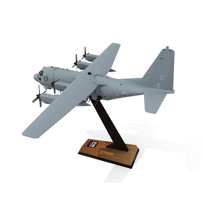 Mô hình giấy máy bay AC-130U tỉ lệ 1/100