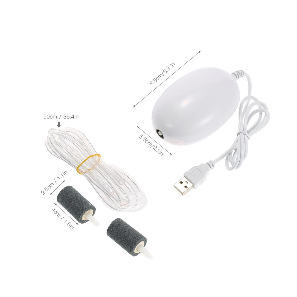 Máy bơm oxy cáp USB để tăng lượng oxy cho quá trình sục khí hồ cá, nhỏ gọn, nhẹ, rất thuận tiện để mang theo