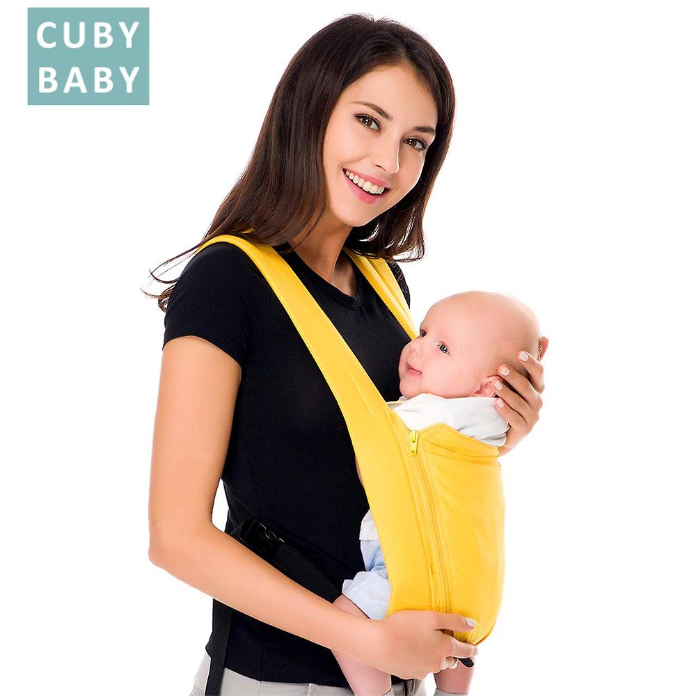 Cuby Em Bé Cotton Tự Nhiên Cho Bé Sling Bé Giá Đỡ Thêm Thoải Mái Dễ Dàng Mặc Mang Sơ Sinh X Loại Tàu Sân Bay