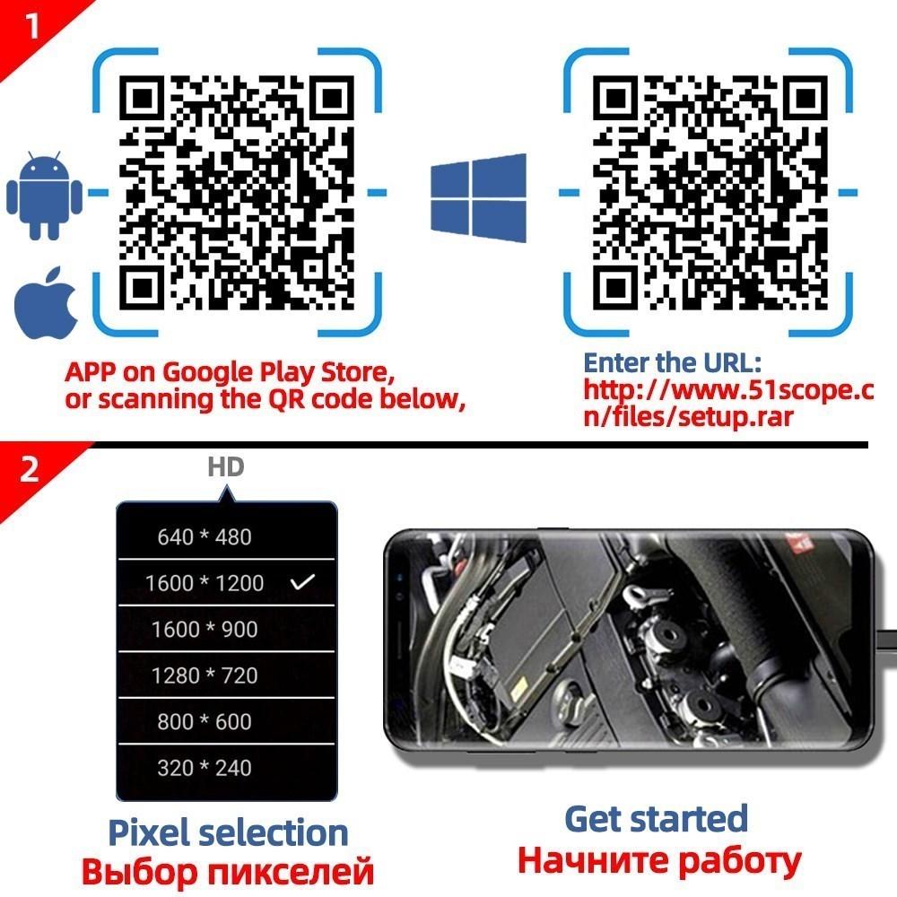 Camera Nội Soi HD 8Mm Linh Hoạt Micro Ô Tô Công Nghiệp Điện Thoại Thông Minh Loại C USB Camera Cho Điện Thoại Thông Minh Video Nội Soi Cho Android