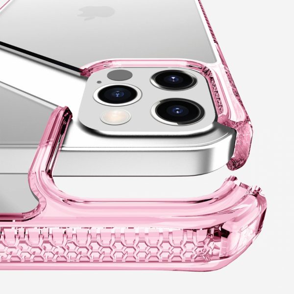 ỐP LƯNG KHÁNG KHUẨN VÀ CHỐNG SỐC QUÂN SỰ ITSKINS HYBRID CLEAR DROP SAFE 3M/10FT CHO IPHONE 13/ 13PRO/ 13PROMAX - HÀNG CHÍNH HÃNG