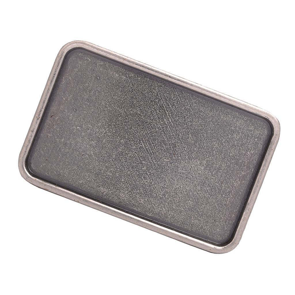 Western Vintage Rectangle Zinc Alloy Rodeo Belt Buckle Novelty