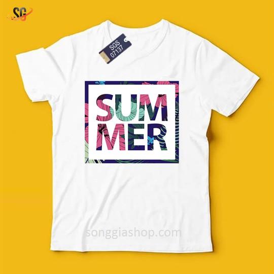 Áo Phông Summer - Thun Cotton - Đủ size Nam Nữ SGS7137
