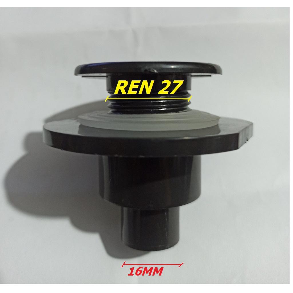 Nấm hút đáy phi 20 có kèm van khóa- Nấm hút đáy dàn hồ tép, hồ cá cảnh - phụ kiện thủy sinh - shopleo