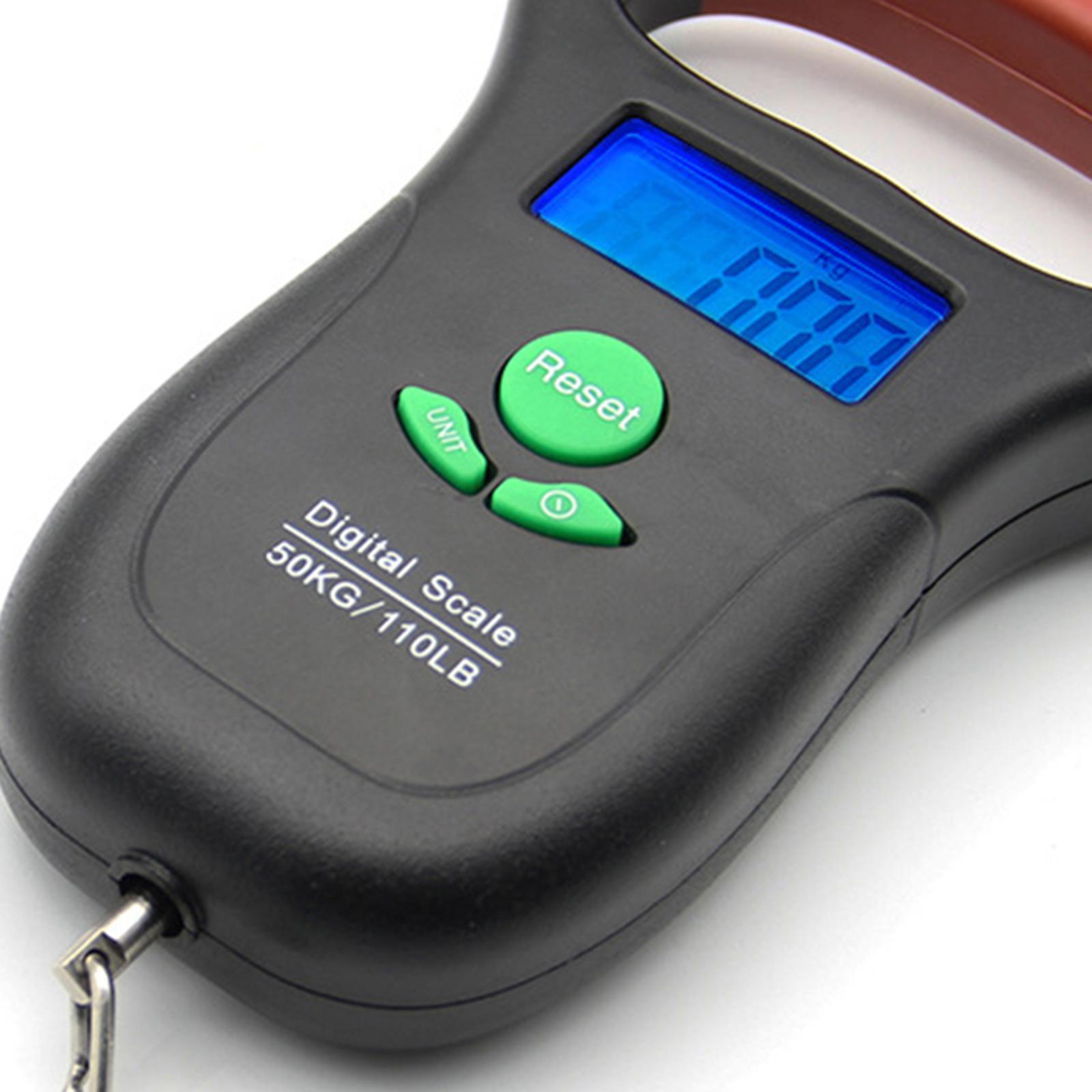 LCD Display Hanging Fishing Digital Scale Handheld Travel Luggage Electronic Balance Weighing 50kg/25kg