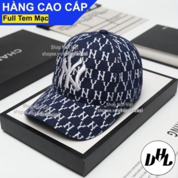 Mũ Lưỡi Trai Nón Kết cho NY Thêu Lớn Vải Kaki Cotton Form Đứng Thời Trang Cao Cấp Vừa Mọi Đầu