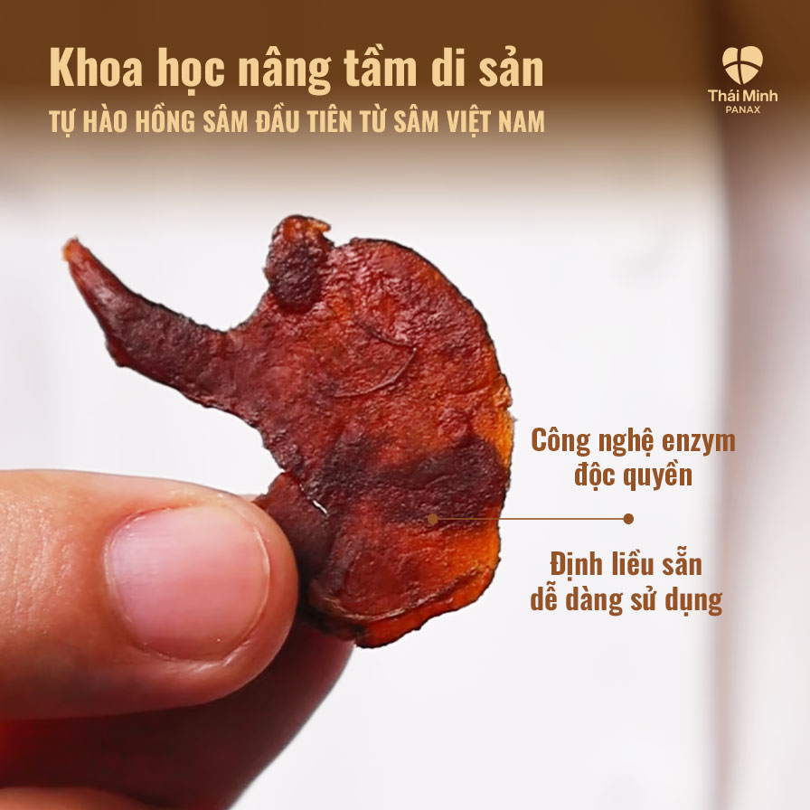 [CHÍNH HÃNG] Hồng Sâm Việt Nam Thái Minh (hộp 14 gói) - Hỗ trợ bồi bổ sức khỏe, kéo dài tuổi thọ