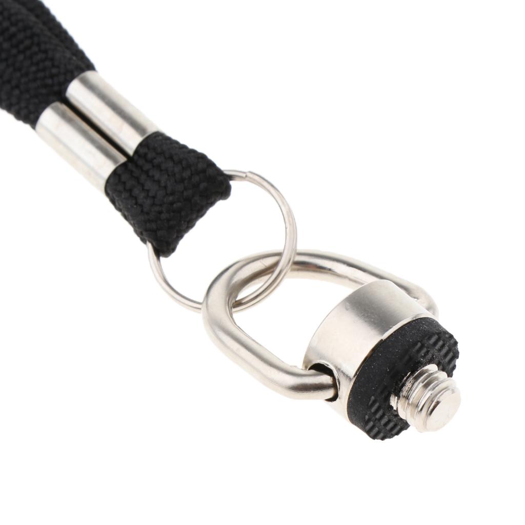 Phép Lạ Chiếu Phát Hành Nhanh Tay Vòng Đeo Tay Có Dây Thép Không Gỉ 1/4 Inch Vít Cho Máy Ảnh