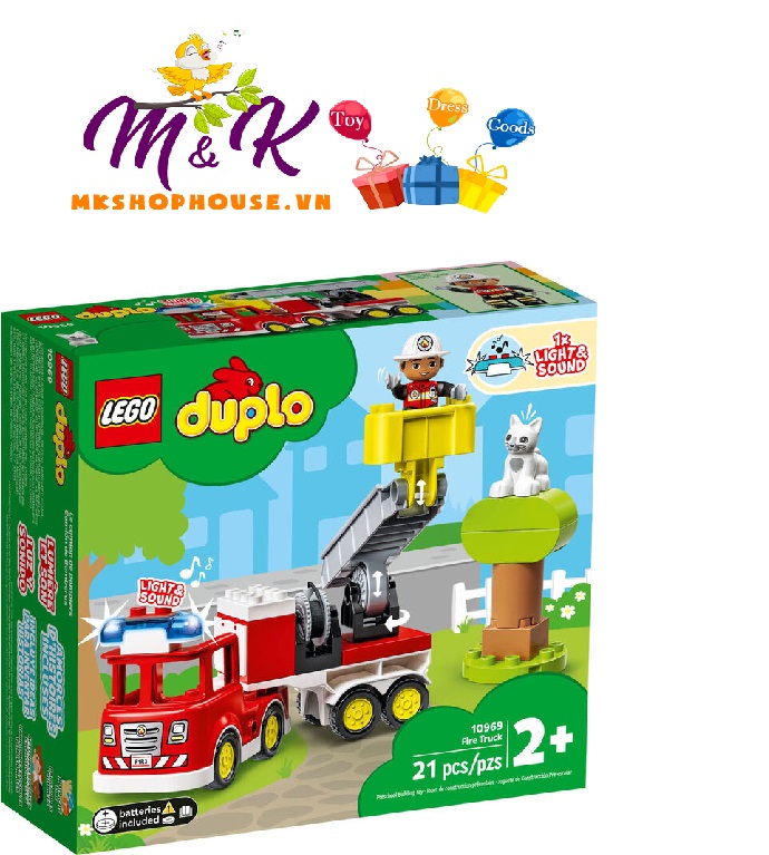 LEGO DUPLO 10969 Xe Cứu Hỏa (21 chi tiết)