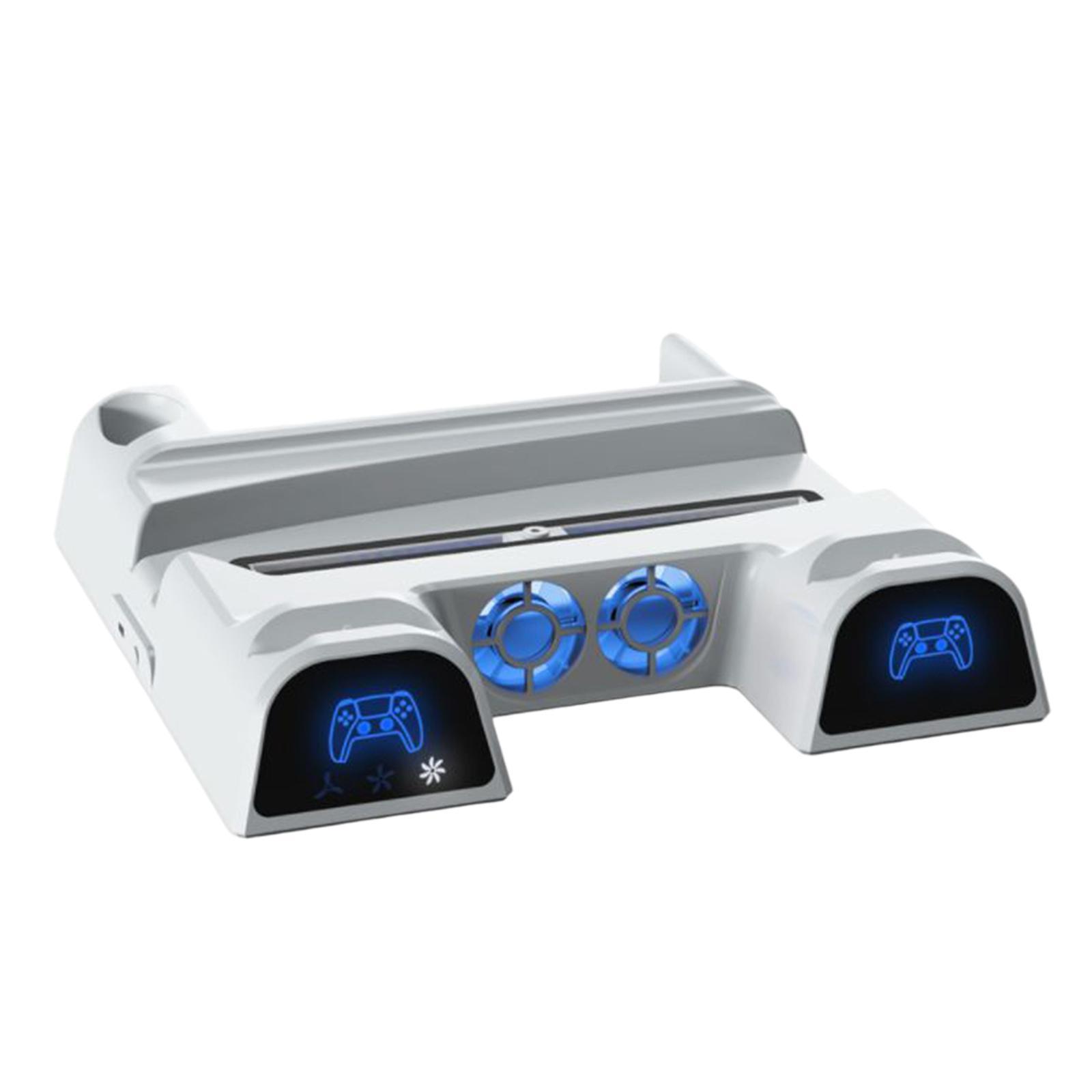 Vertical Stand+Cooling Fan+Charging Station +Game Storage for PS5