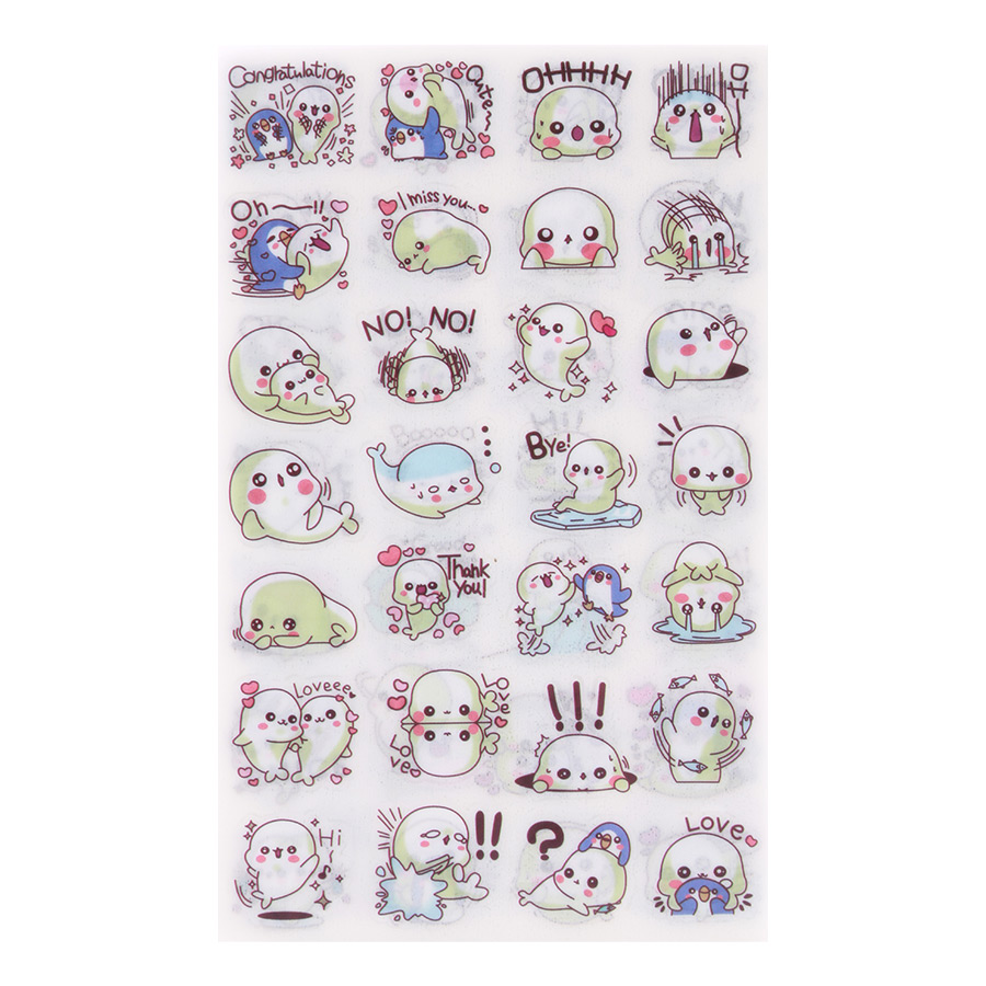 Bộ 6 Tấm Sticker Dán Trang Trí - Pet