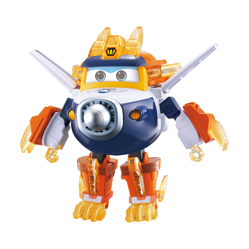 Đồ Chơi SUPER WINGS Robot Biến Hình Siêu Vệ Binh Cảnh Sát Paul Có Đèn Và Âm Thanh YW760925