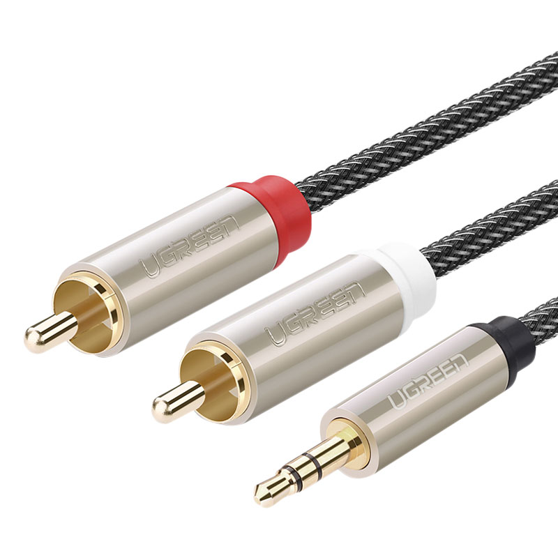 Cáp Chuyển Đổi Ugreen 3.5mm Sang RCA 20824 (3m) - Hàng Chính Hãng