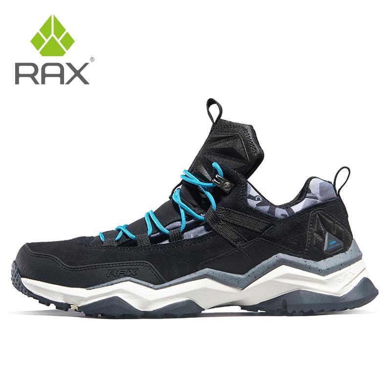 Rax Giày Đi Bộ Đường Dài Mới Nam Giày Đi Bộ Đường Dài Chống Nước Giày Đi Bộ Đường Dài Câu Cá Giày Chống Mài Mòn Woodland Xuyên Quốc Gia Giày Color: black Shoe Size: 44