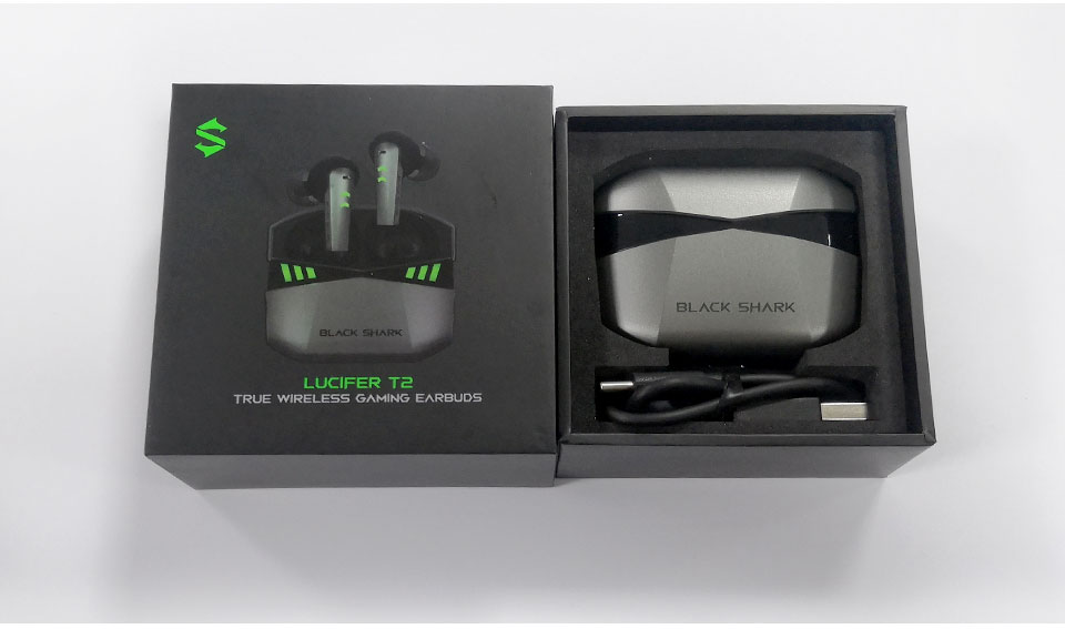 [Hàng Chính Hãng] Tai nghe Gaming Bluetooth TWS Xiaomi Black Shark Lucifer T2 độ trễ cực thấp 45Ms