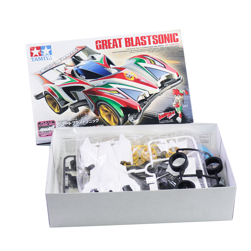 Xe đồ chơi cho bé - Đồ chơi chính hãng Great Blastsonic Tamiya mini 4wd có động cơ - Hàng nhập khẩu 100%