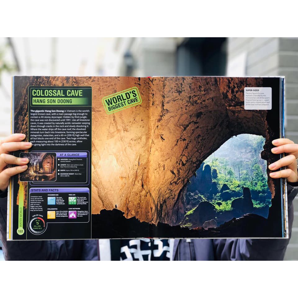 Sách Bản Quyền - Super Earth - Kho Tàng Hình Ảnh Đồ Sộ Về Thế giới Xanh Của Chúng Ta - Á Châu Books, Bìa Cứng, In Màu