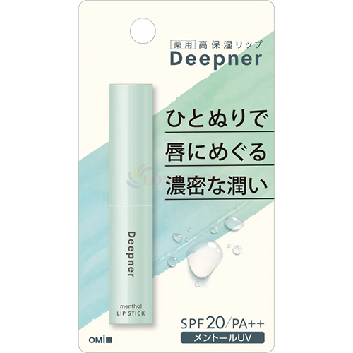 Son dưỡng môi chống nắng Omi Menturm Deepener Lip SPF20/PA++(2.3g) - Hàng chính hãng