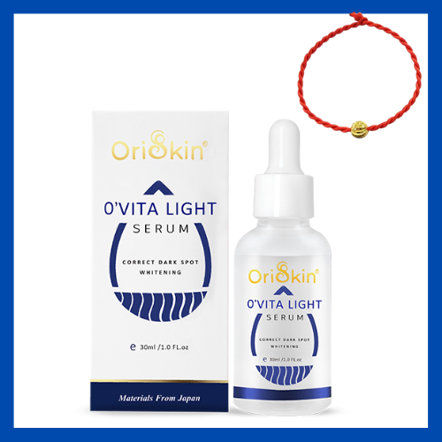 Serum Mờ Thâm Trắng Da Se Khít Lỗ Chân Lông Oriskin O’vita Light Serum chai mini 10ml, Tặng Kèm Vòng Tay May Mắn 