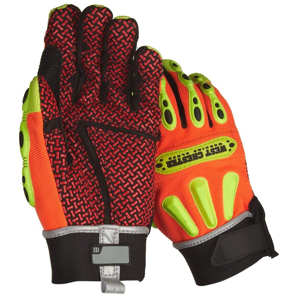 Găng tay cơ khí WEST CHESTER 86713 R2 Safety Rigger Glove Orange, USA, Size S – 2XL