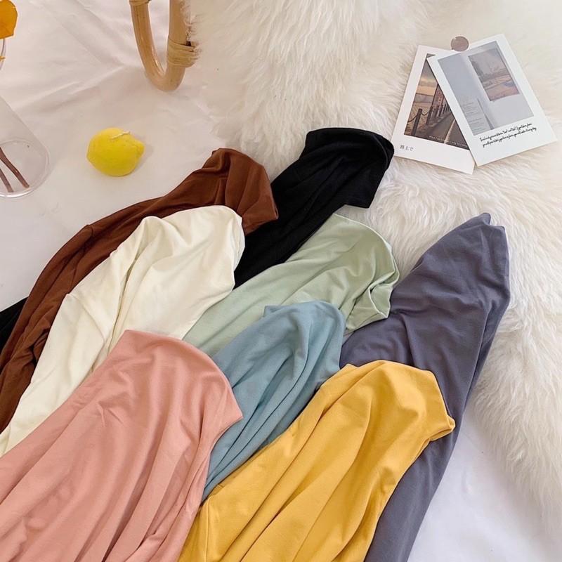 Áo giữ nhiệt pastel siêu co giãn 4 chiều túi zip (video+ảnh thật