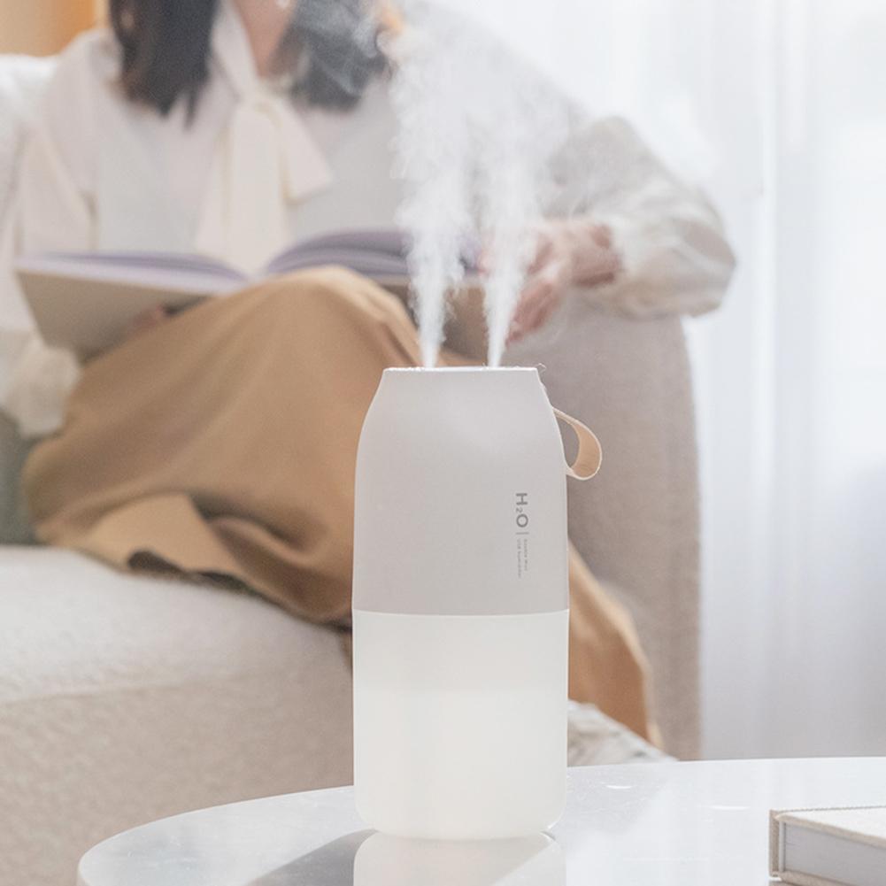 Không Dây Máy Tạo Độ Ẩm Không Khí Thơm Khuếch Tán 2000MAh Pin Sạc Đôi Vòi Phun Máy Khuếch Tán Tinh Dầu Phun Sương Tạo Máy Phun Sương Tạo Độ Ẩm