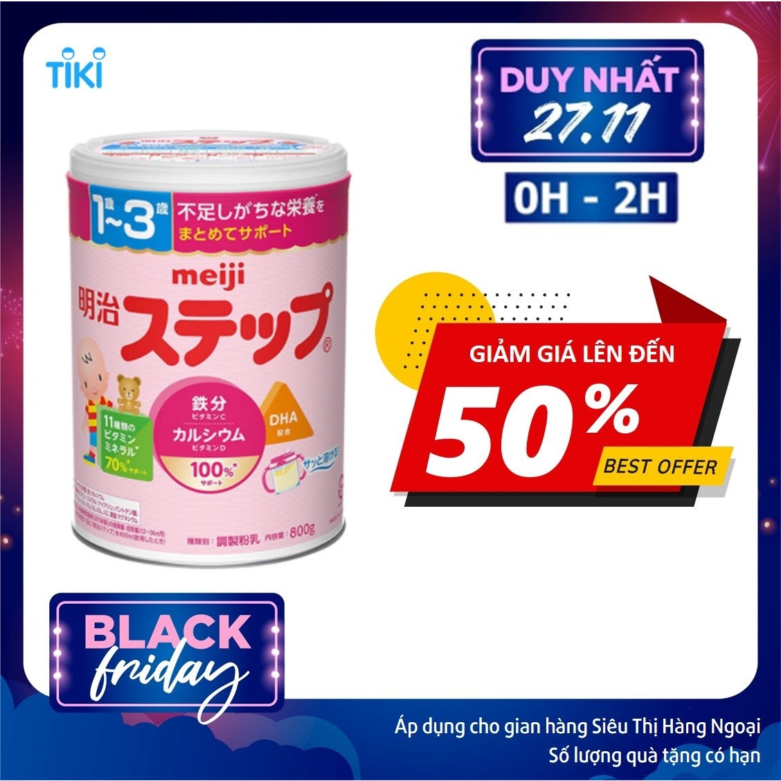 Sữa Bột Meiji Nội Địa Số 9 (800g)