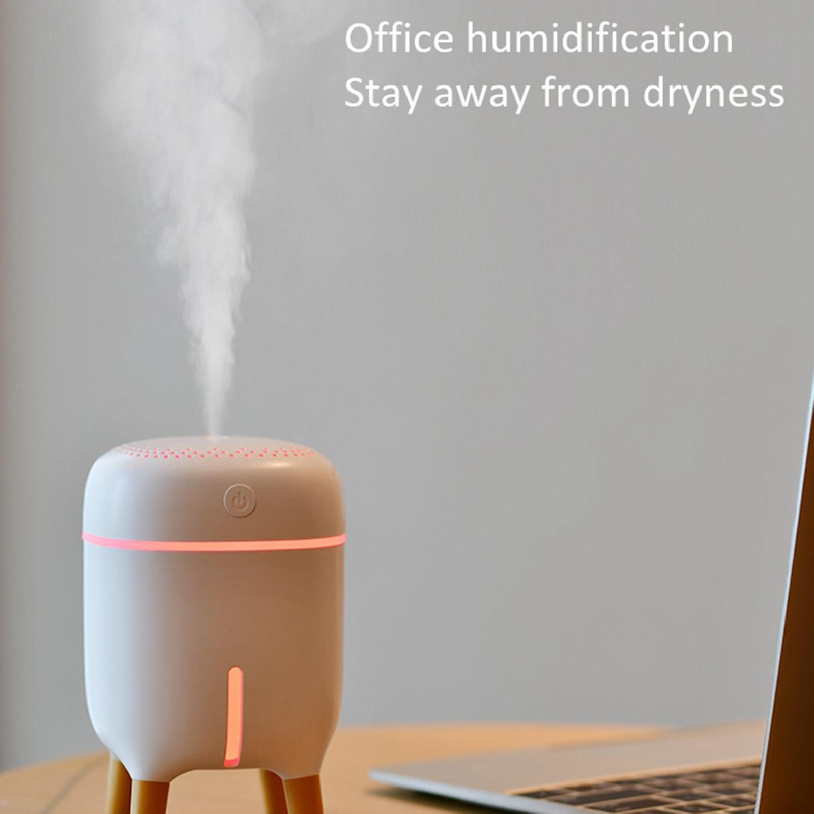 Portable Air Humidifier USB Mini Aromatherapy Diffuser for Home Office White