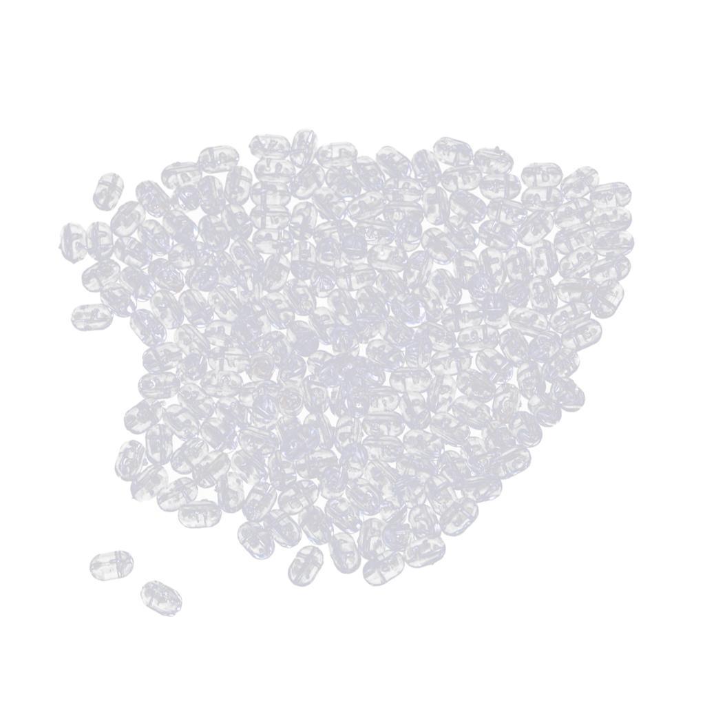 200pcs Oval Fishing Beads Carp Sea Fishing Rig Beads Hook Line Connector