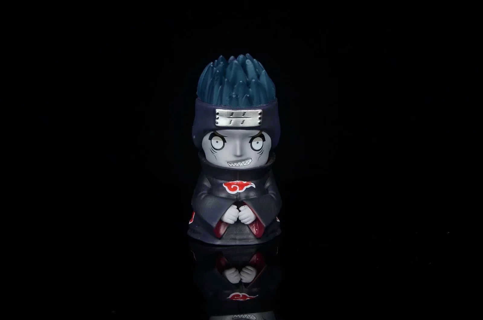 Deidara Mô hình chibi lớn gacha nghệ thuật chơi bơm akatsuki ngồi suy tư Anime Naruto 2053 1-2