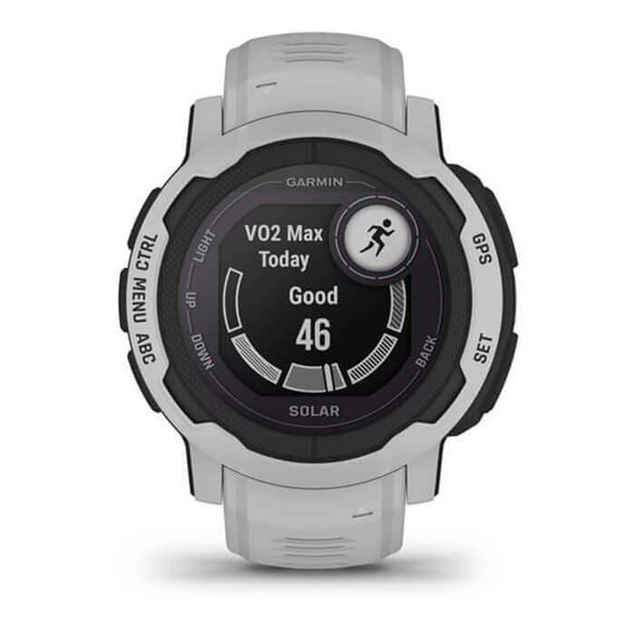 Đồng Hồ Thông Minh Garmin Instinct 2 Solar - Mist Gray (Màu Xám Nhạt) - Hàng Chính Hãng