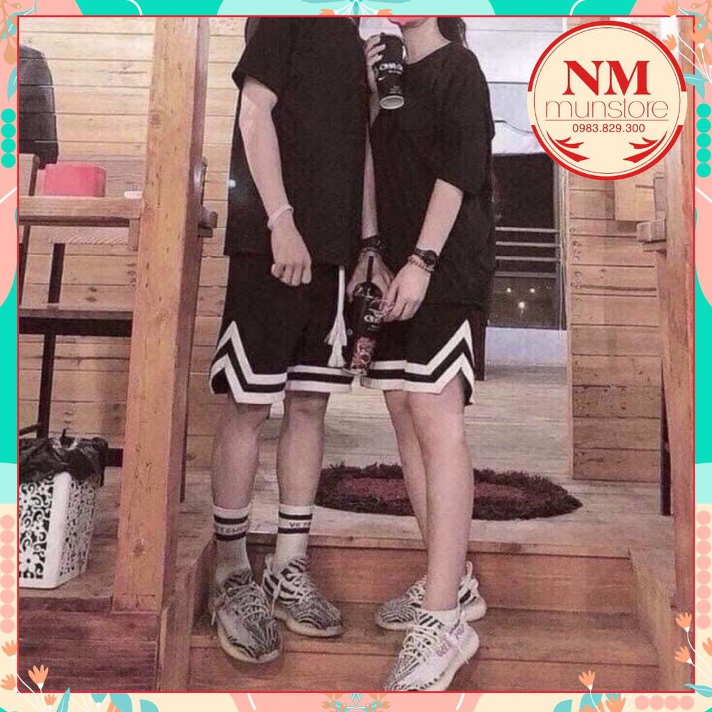 Quần short V - , Unisex nam nữ, quần đùi, quần sooc cá tính