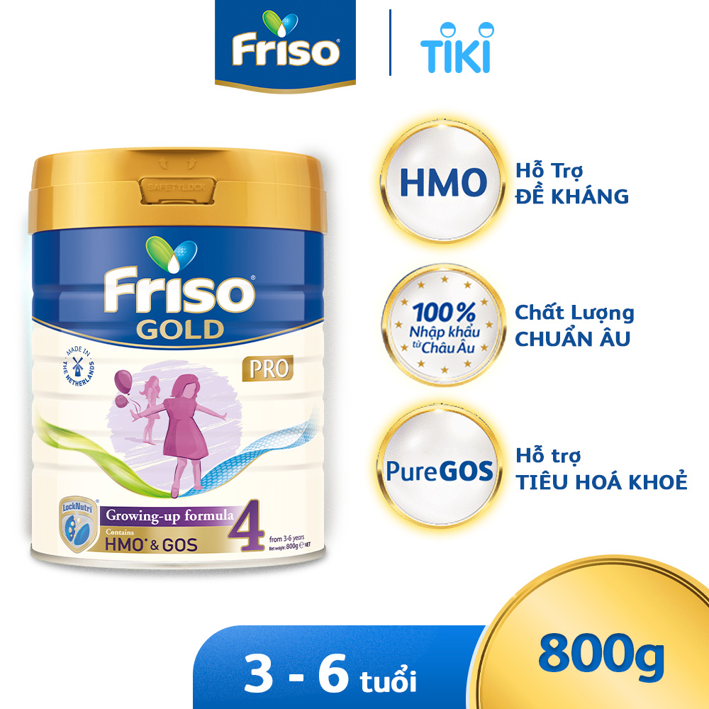 Sữa Bột Friso Gold Pro 4 Cho Trẻ Từ 3-6 Tuổi 800g