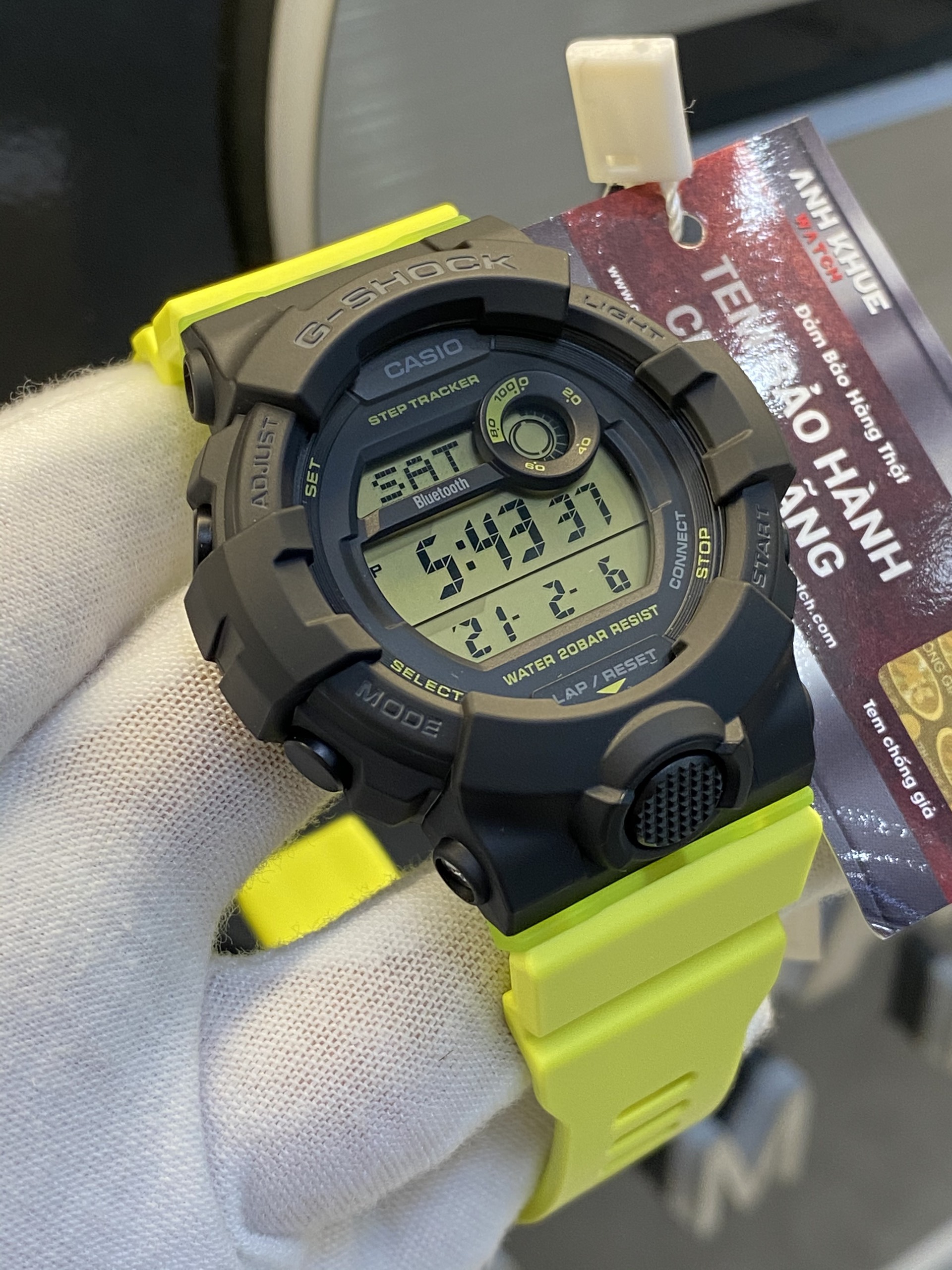 Đồng hồ nữ Casio G-Shock GMD-B800SC-1BDR chính hãng | G-Shock GMD-B800SC-1B G-Squad Bluetooth đo bước chân