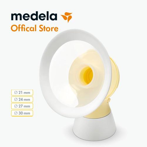 Phụ kiện máy hút sữa Medela, 1 phễu Flex size 21/24/27/30mm - Có vành silicon mềm, thiết kế hình oval đem lại sự thoải mái