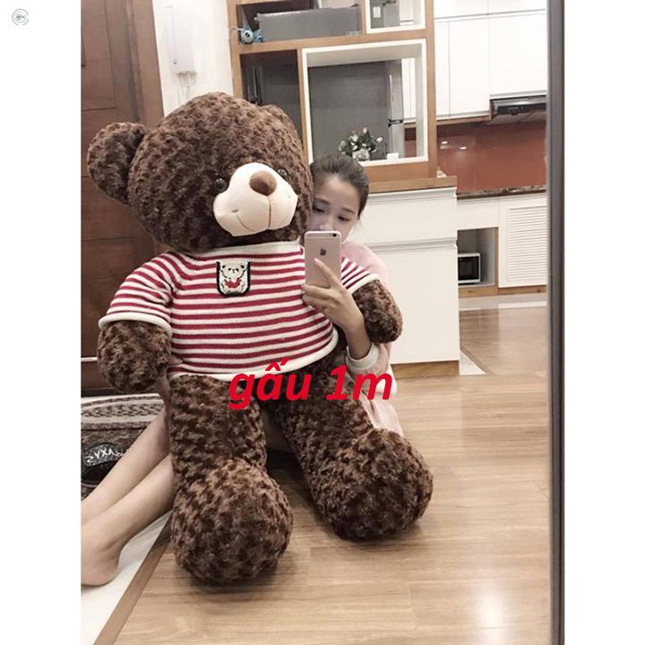 Gối Ôm Thú Nhồi Bông Cao Cấp 1M-Teddy