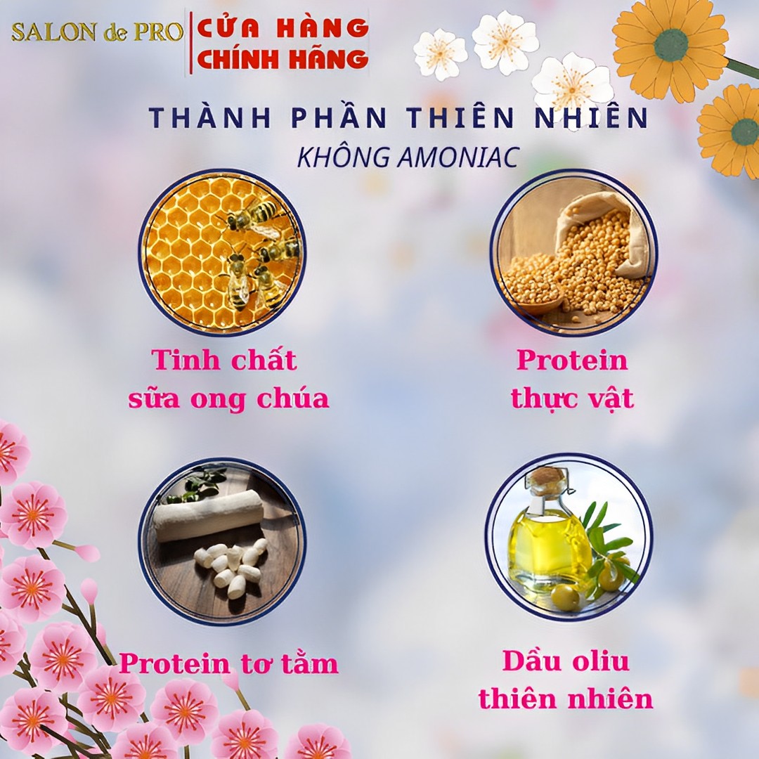 Kem nhuộm tóc Salon de Pro 3 - Màu nâu sáng