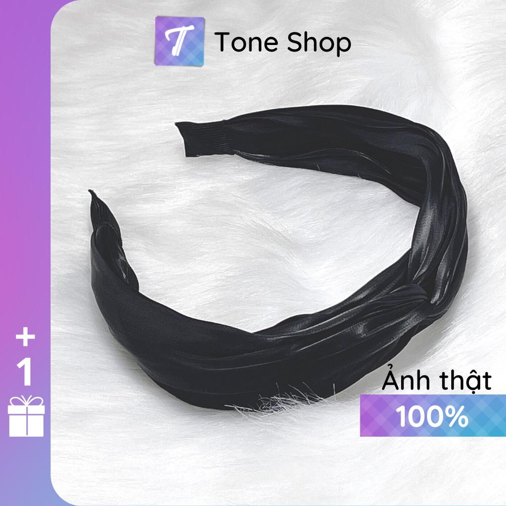 Băng Đô Cài Tóc Nữ Tone Shop Băng Đô To Bản Màu Đen Dễ Phối Đồ B177