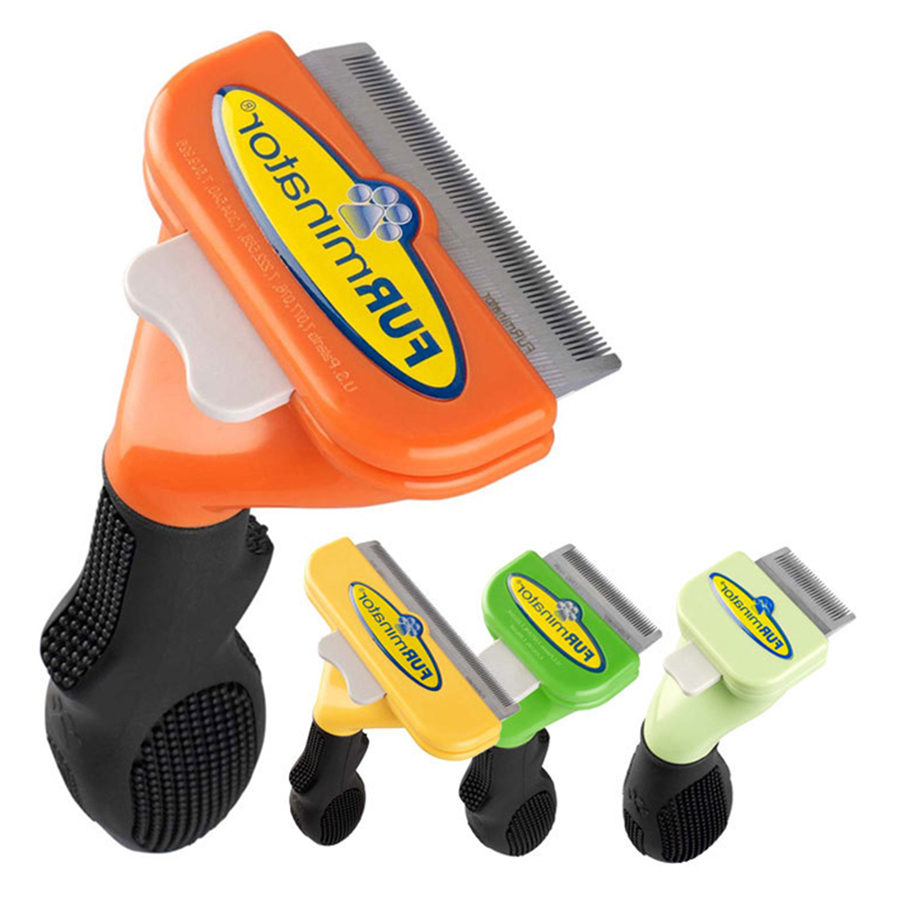 Lược Chải Lông Furminator Có Nút Bấm - Màu Ngẫu Nhiên