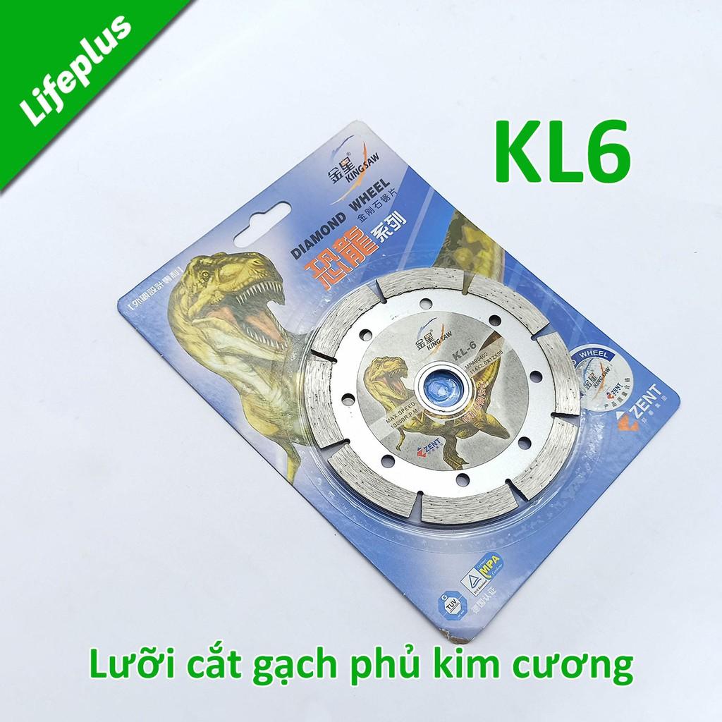 Lưỡi cắt gạch đá Khủng Long KL6 phủ kim cương 114x2.0x12x20mm 13200rpm